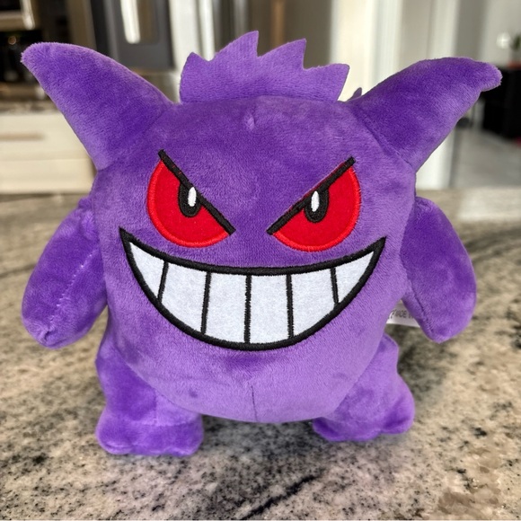 Pokémon Gengar 8" Stuffed Toy Plush With Suction Cup - Picture 2 of 5
